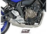 Układ wydechowy SC-PROJECT S1 TYTAN FULL SYSTEM YAMAHA MT-07 2017 - 2020