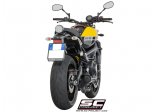 Układ wydechowy SC-PROJECT 70S CONICAL STAL CZARNY FULL SYSTEM YAMAHA TRACER 900 2015 - 2016