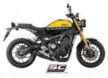 Układ wydechowy SC-PROJECT 70S CONICAL STAL CZARNY FULL SYSTEM YAMAHA TRACER 900 2015 - 2016