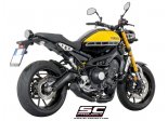 Układ wydechowy SC-PROJECT 70S CONICAL STAL CZARNY FULL SYSTEM YAMAHA MT-09 2014 - 2016