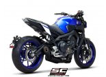 Układ wydechowy SC-PROJECT S1 TYTAN CZARNY FULL SYSTEM YAMAHA MT-09 2017 - 2020