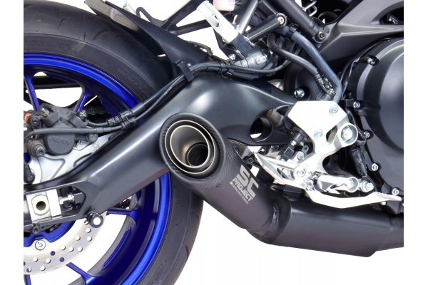 Układ wydechowy SC-PROJECT S1 TYTAN CZARNY FULL SYSTEM YAMAHA MT-09 2017 - 2020