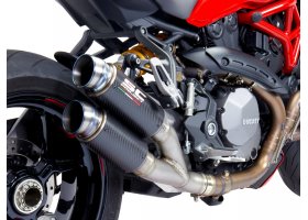 Układ wydechowy SC-PROJECT TWIN GP70-R KARBON SLIP ON DUCATI MONSTER 1200 / S / R 2017 - 2021