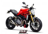 Układ wydechowy SC-PROJECT TWIN CR-T KARBON SLIP-ON DUCATI MONSTER 1200 / S / R 2017 - 2021