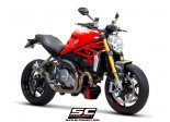 Układ wydechowy SC-PROJECT CR-T TYTAN SLIP-ON DUCATI MONSTER 1200 / S / R 2017 - 2021