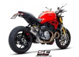 Układ wydechowy SC-PROJECT CR-T TYTAN SLIP-ON DUCATI MONSTER 1200 / S / R 2017 - 2021