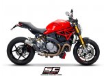 Układ wydechowy SC-PROJECT CR-T TYTAN SLIP-ON DUCATI MONSTER 1200 / S / R 2017 - 2021