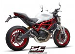 Układ wydechowy SC-PROJECT CR-T KARBON SLIP-ON DUCATI MONSTER 797 2017 - 2020