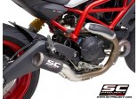 Układ wydechowy SC-PROJECT CR-T KARBON SLIP-ON DUCATI MONSTER 797 2017 - 2020