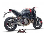 Układ wydechowy SC-PROJECT TWIN GP KARBON SLIP ON DUCATI MONSTER 821 2018 - 2020