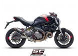 Układ wydechowy SC-PROJECT TWIN GP KARBON SLIP ON DUCATI MONSTER 821 2018 - 2020