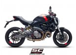 Układ wydechowy SC-PROJECT CR-T TYTAN SLIP-ON DUCATI MONSTER 821 2018 - 2020