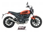 Układ wydechowy SC-PROJECT 70S CONIC STAL FULL SYSTEM DUCATI SCRAMBLER 400 2016 - 2019