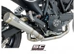 Układ wydechowy SC-PROJECT 70S CONIC STAL FULL SYSTEM DUCATI SCRAMBLER 400 2016 - 2019