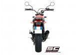 Układ wydechowy SC-PROJECT 70S CONIC STAL CZARNY FULL SYSTEM DUCATI SCRAMBLER 400 2016 - 2019