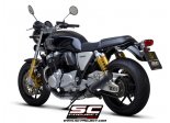 Układ wydechowy SC-PROJECT 70 CONIC STAL CZARNY 2 SLIP-ON HONDA CB1100 / RS / EX 2017 - 2020