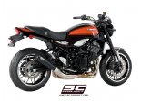 Układ wydechowy SC-PROJECT 70S CONIC STAL CZARNY SLIP-ON KAWASAKI Z 900 RS / CAFE 2018 - 2021