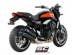 Układ wydechowy SC-PROJECT TWIN 70S CONIC STAL CZARNY SLIP-ON KAWASAKI Z 900 RS / CAFE 2018 - 2021