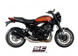 Układ wydechowy SC-PROJECT TWIN 70S CONIC STAL CZARNY SLIP-ON KAWASAKI Z 900 RS / CAFE 2018 - 2021