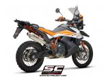 Układ wydechowy SC-PROJECT RALLY RAID TYTAN SLIP-ON KTM 790 ADVENTURE 2019 - 2020