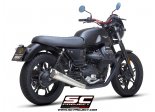 Układ wydechowy SC-PROJECT 70S CONICAL STAL 2 SLIP-ON MOTO GUZZI V7 III 2017 - 2020