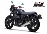 Układ wydechowy SC-PROJECT 70S CONICAL STAL 2 SLIP-ON MOTO GUZZI V7 III 2017 - 2020