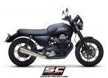 Układ wydechowy SC-PROJECT 70S CONICAL STAL 2 SLIP-ON MOTO GUZZI V7 III 2017 - 2020