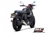 Układ wydechowy SC-PROJECT 70S CONICAL STAL 2 SLIP-ON MOTO GUZZI V7 III 2017 - 2020