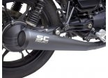 Układ wydechowy SC-PROJECT 70S CONICAL STAL CZARNY 2 SLIP-ON MOTO GUZZI V7 III 2017 - 2020