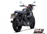 Układ wydechowy SC-PROJECT 70S CONICAL STAL CZARNY 2 SLIP-ON MOTO GUZZI V7 III 2017 - 2020