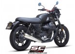 Układ wydechowy SC-PROJECT RACER CONICAL STAL 2 SLIP-ON MOTO GUZZI V7 III 2017 - 2020