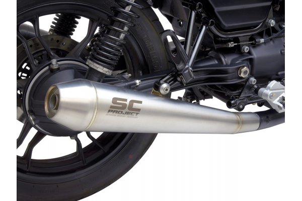 Układ wydechowy SC-PROJECT RACER CONICAL STAL 2 SLIP-ON MOTO GUZZI V7 III 2017 - 2020