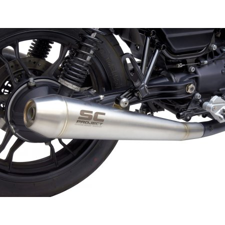 Układ wydechowy SC-PROJECT RACER CONICAL STAL 2 SLIP-ON MOTO GUZZI V7 III 2017 - 2020