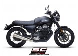 Układ wydechowy SC-PROJECT RACER CONICAL STAL 2 SLIP-ON MOTO GUZZI V7 III 2017 - 2020