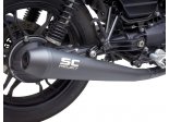 Układ wydechowy SC-PROJECT RACER CONICAL STAL CZARNY 2 SLIP-ON MOTO GUZZI V7 III 2017 - 2020