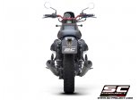 Układ wydechowy SC-PROJECT RACER CONICAL STAL CZARNY 2 SLIP-ON MOTO GUZZI V7 III 2017 - 2020