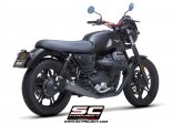 Układ wydechowy SC-PROJECT 70S CONICAL STAL CZARNY 2 SLIP-ON MOTO GUZZI V7 III 2017 - 2020