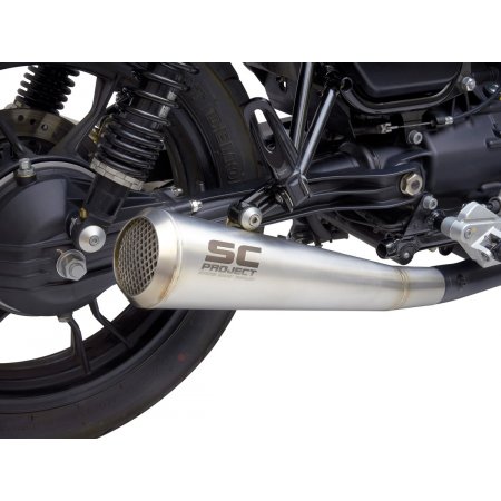 Układ wydechowy SC-PROJECT 70S CONICAL STAL 2 SLIP-ON MOTO GUZZI V7 III 2017 - 2020