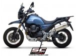 Układ wydechowy SC-PROJECT X-PLORER II GT TYTAN SLIP-ON MOTO GUZZI V85 TT 2019-2020