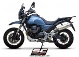 Układ wydechowy SC-PROJECT OVAL TYTAN SLIP-ON MOTO GUZZI V85 TT 2019-2020