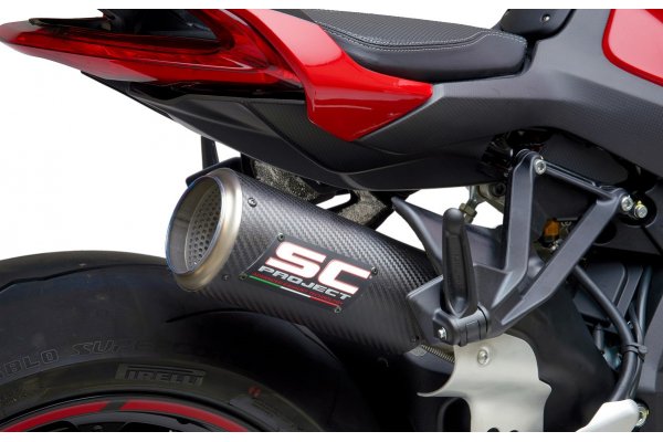 Układ wydechowy SC-PROJECT CR-T M2 KARBON SLIP-ON MV AGUSTA BRUTALE 1000 RR / SERIE ORO 2019-2021