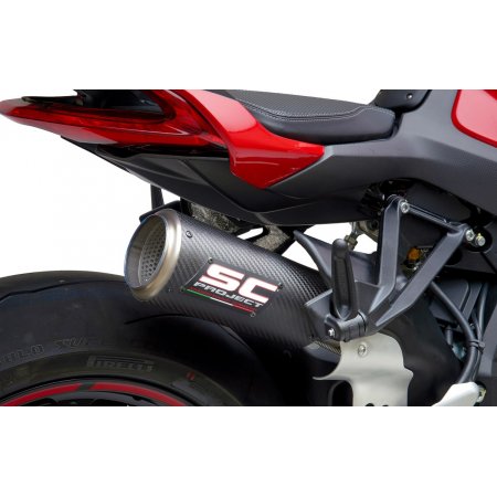 Układ wydechowy SC-PROJECT CR-T M2 KARBON SLIP-ON MV AGUSTA BRUTALE 1000 RR / SERIE ORO 2019-2021