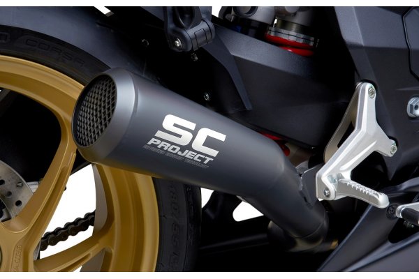 Układ wydechowy SC-PROJECT 70'S CONIC STAL CZARNY SLIP-ON MV AGUSTA SUPERVELOCE 800 2019-2021