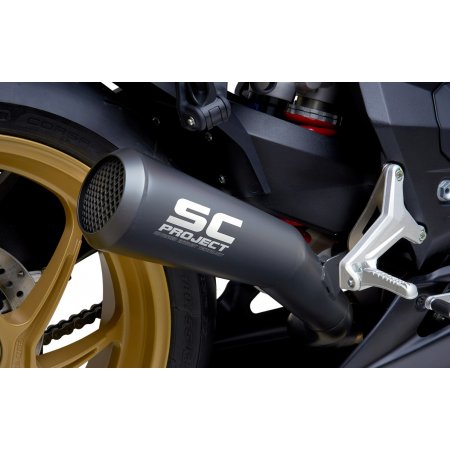 Układ wydechowy SC-PROJECT 70'S CONIC STAL CZARNY SLIP-ON MV AGUSTA SUPERVELOCE 800 2019-2021