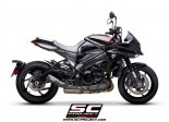 Układ wydechowy SC-PROJECT CR-T MESH TYTAN CZARNY SLIP-ON SUZUKI KATANA 2019 - 2020