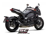 Układ wydechowy SC-PROJECT METAL BLACK STAL SLIP-ON SUZUKI KATANA 2019 - 2020