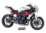 Układ wydechowy SC-PROJECT CONICAL STAL SLIP-ON TRIUMPH STREET TRIPLE 675 / R / RX 2013 - 2016