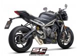 Układ wydechowy SC-PROJECT S1 TYTAN SLIP-ON TRIUMPH STREET TRIPLE 765 S / R / RS 2020 - 2021