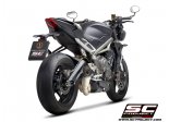 Układ wydechowy SC-PROJECT S1 TYTAN SLIP-ON TRIUMPH STREET TRIPLE 765 S / R / RS 2020 - 2021