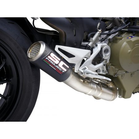 Układ wydechowy SC-PROJECT CR-T M2 KARBON SLIP-ON DUCATI STREETFIGHTER V4 2020